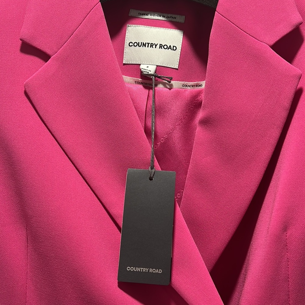 Country Road Pink Longline Blazer NWT - Picture 5 of 13